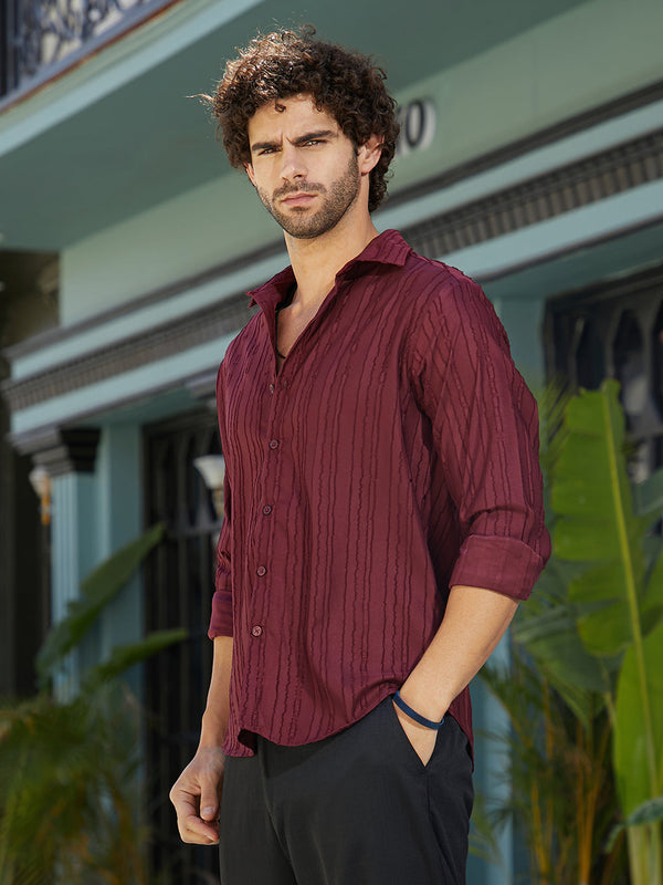 Ripple-Edge Shirt