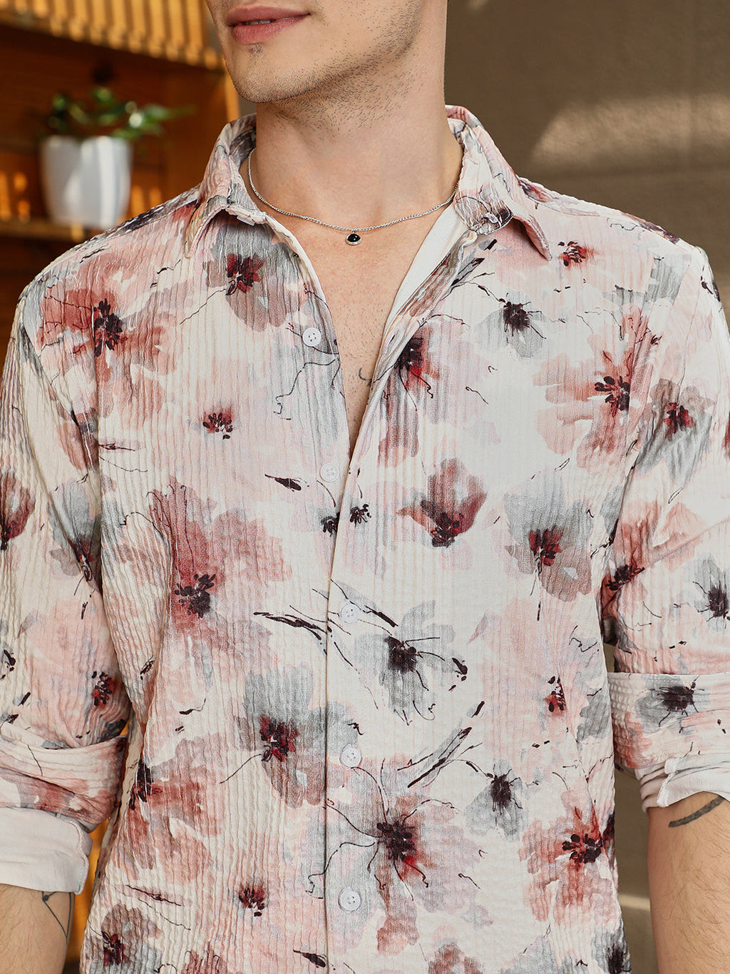 Stained-Flora Shirt