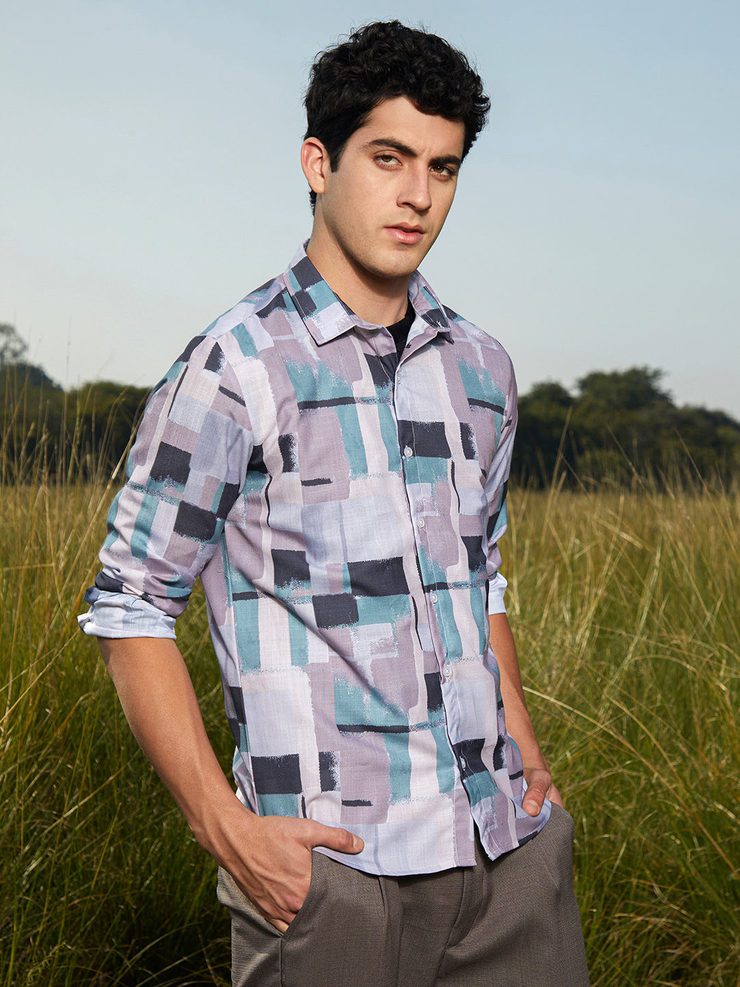 Cubic-Overlap Shirt