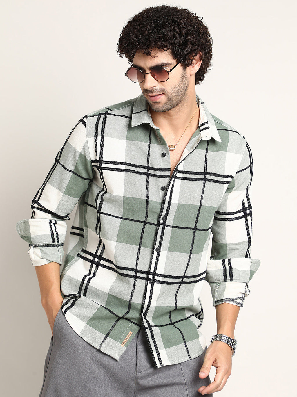 Overlap Buffalo Shirt