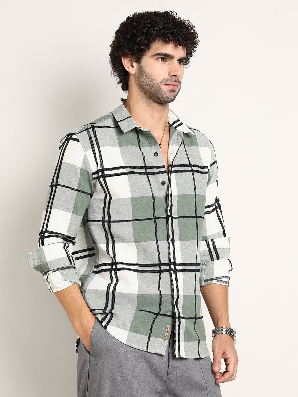 Overlap Buffalo Shirt