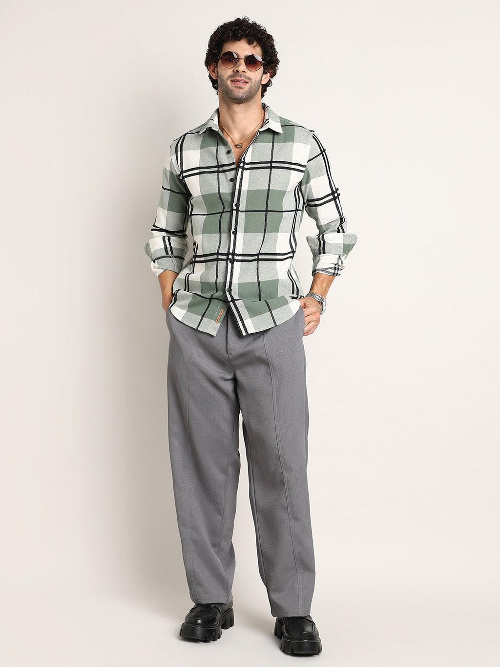 Overlap Buffalo Shirt