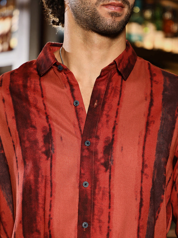 Dark-Tone Brushed Shirt