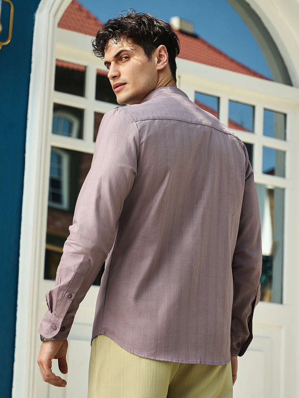 Men's Shirt Cotton Dobby