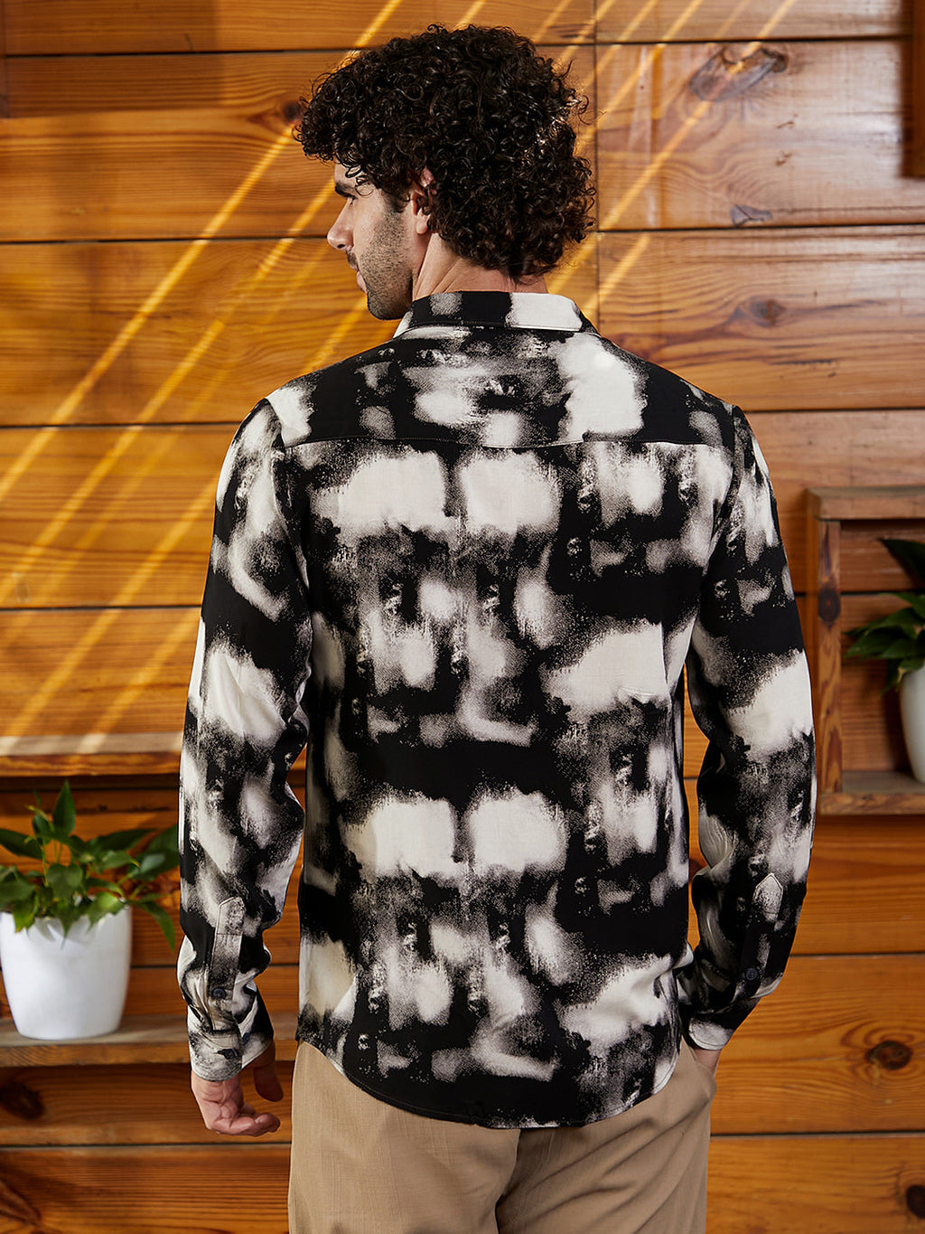 Textured Brushwork Shirt