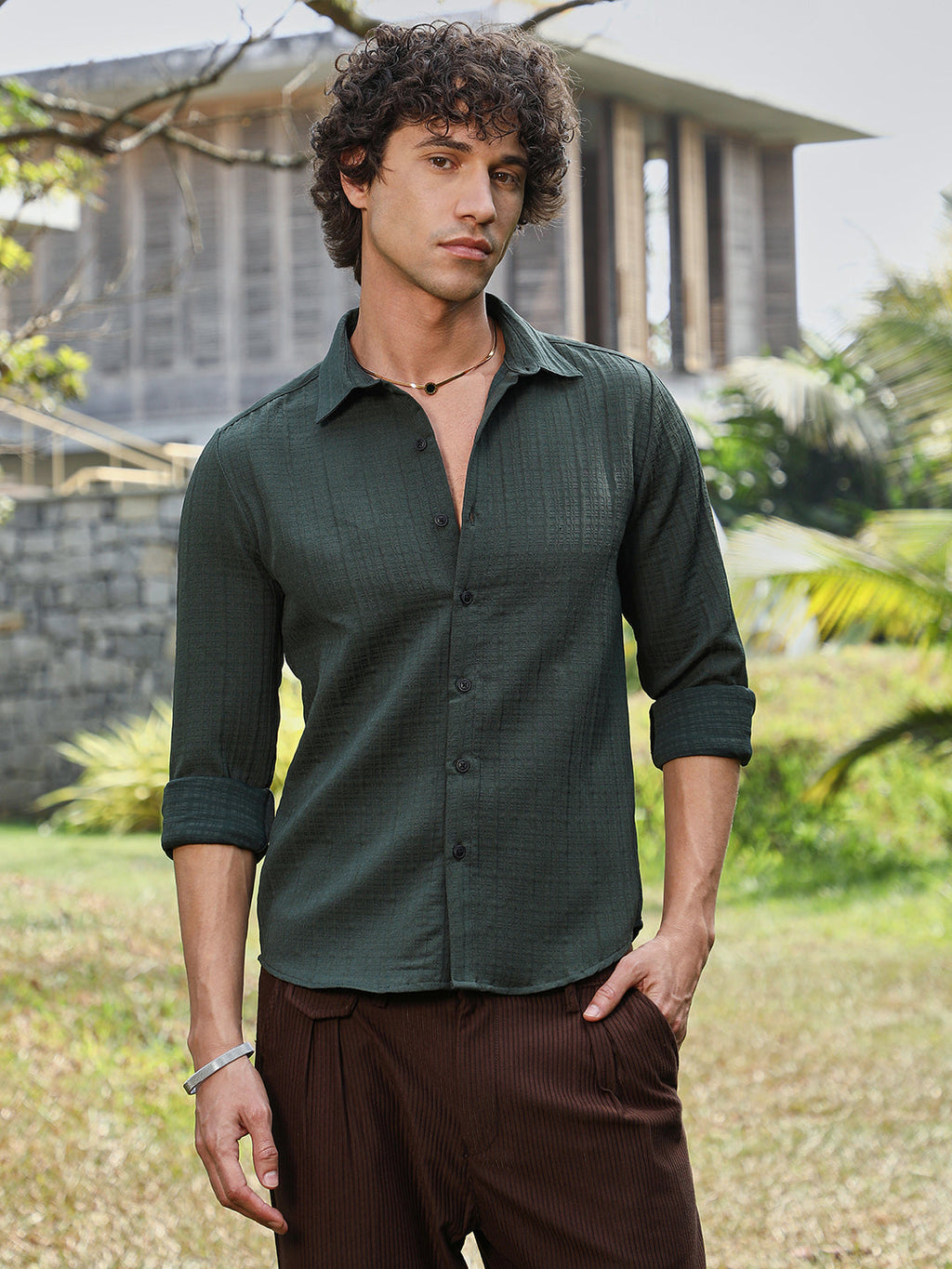 Tartan-Tactile Shirt