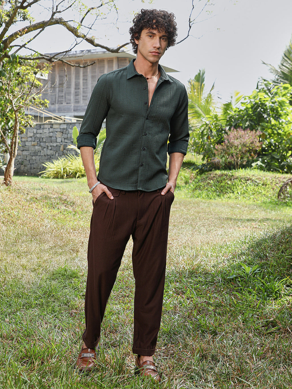 Tartan-Tactile Shirt