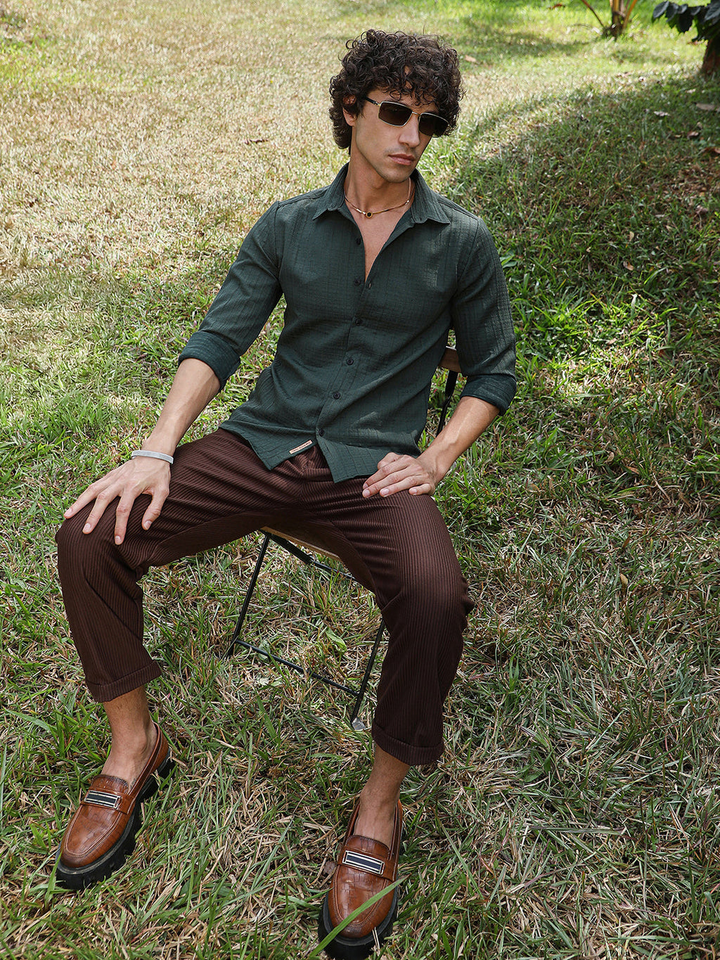 Tartan-Tactile Shirt