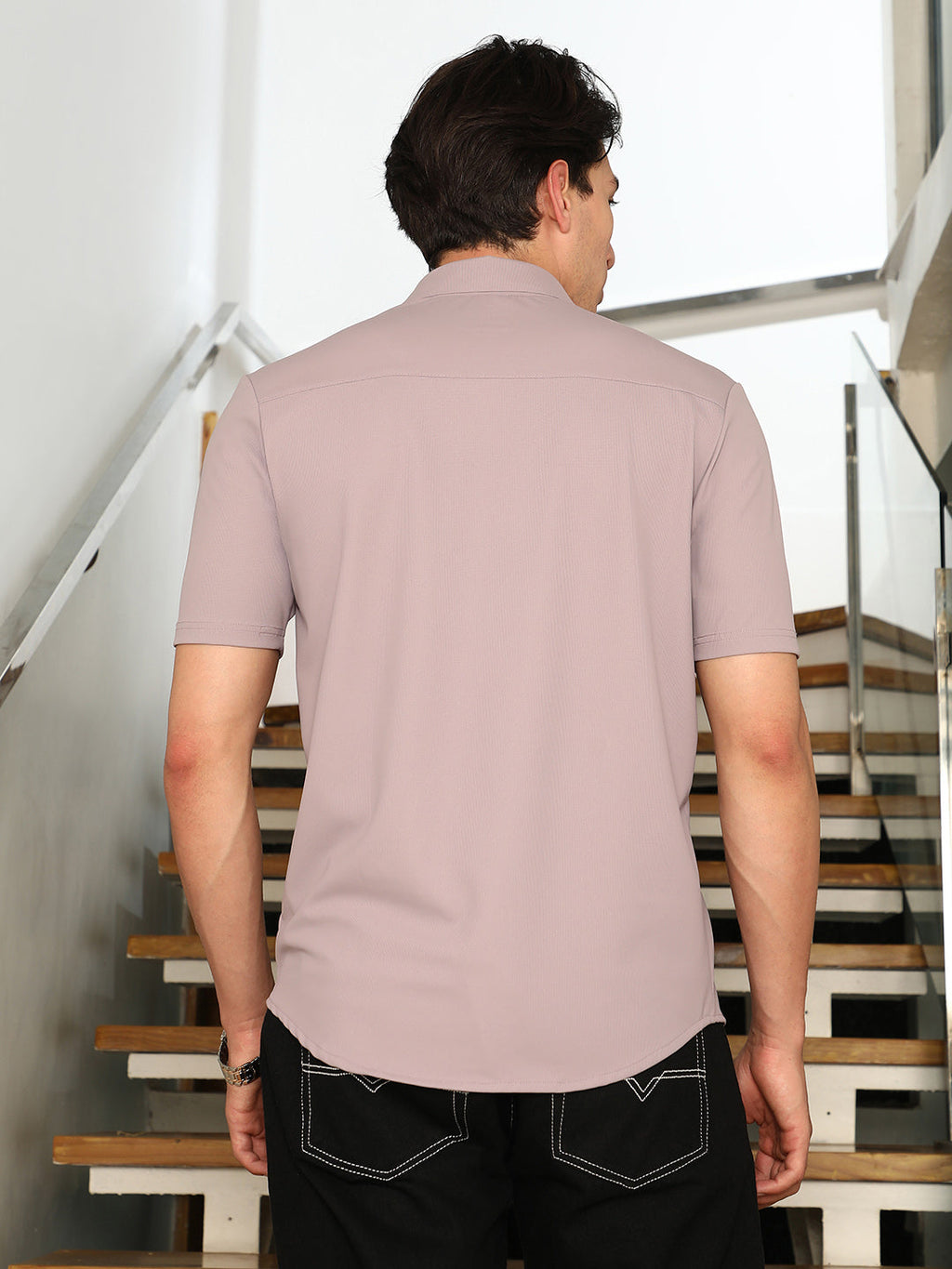 Seamless Waffle-Knit Shirt