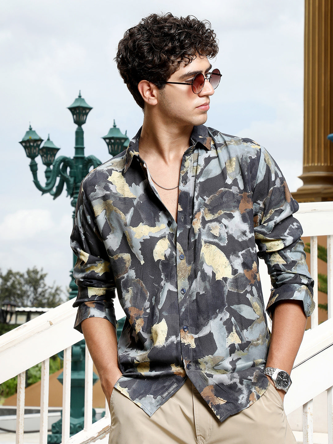 Abstract-Blur Imprint Shirt