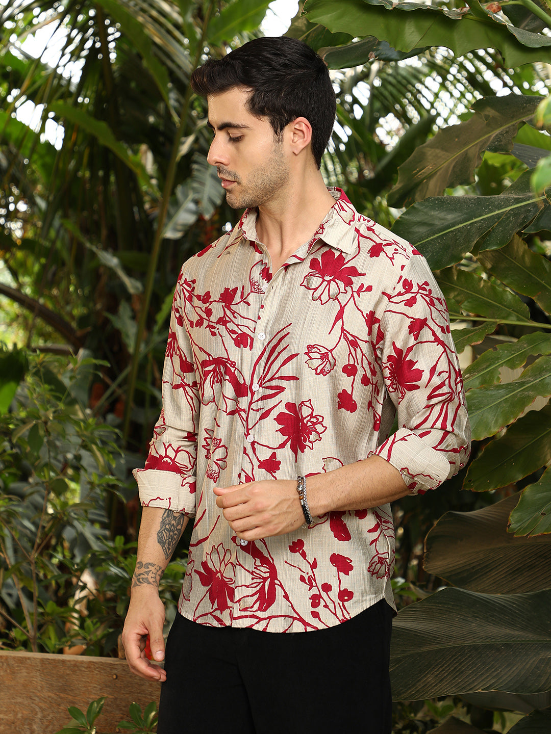 Freesia-Imprint Shirt