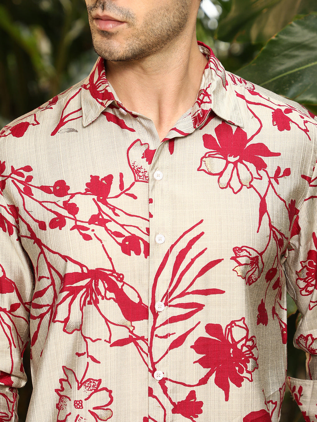 Freesia-Imprint Shirt