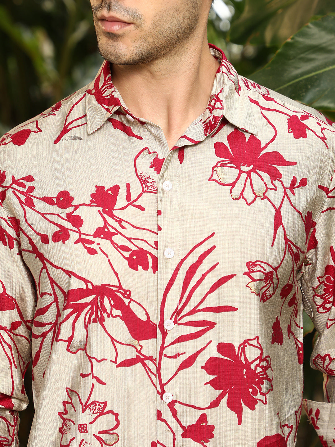 Freesia-Imprint Shirt