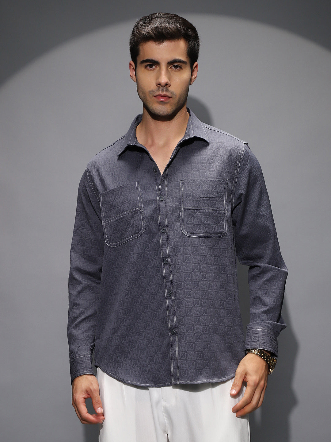 Obliqa-Utility Relaxed Shirt