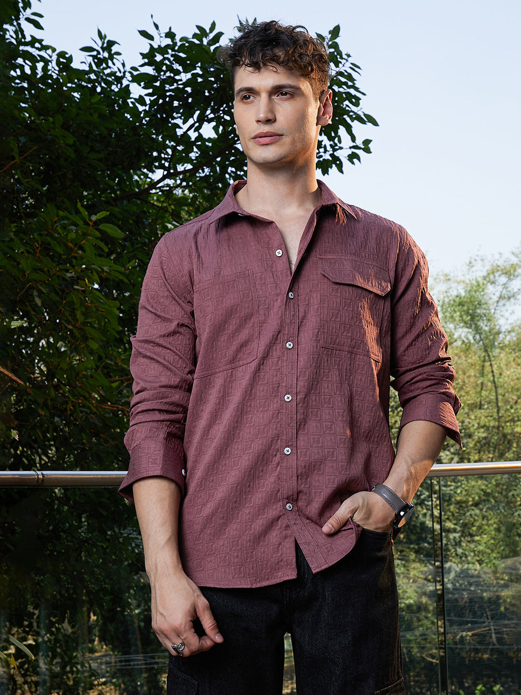 Obliqa-Utility Relaxed Shirt