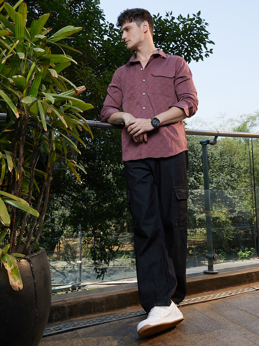 Obliqa-Utility Relaxed Shirt