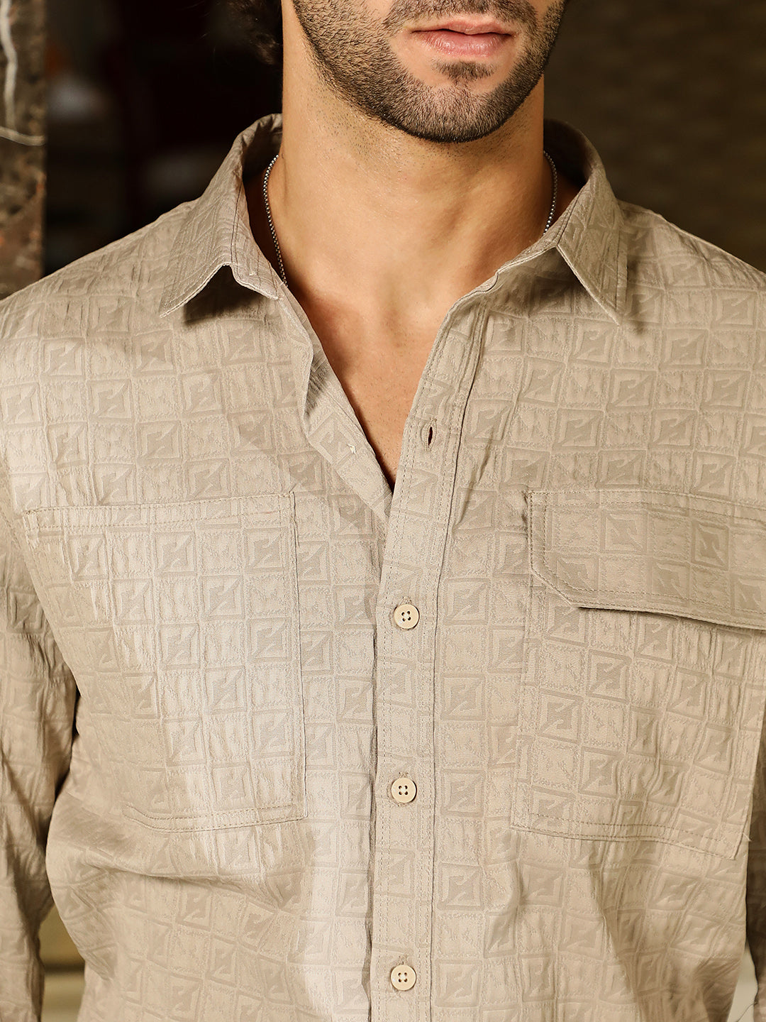 Obliqa-Utility Relaxed Shirt