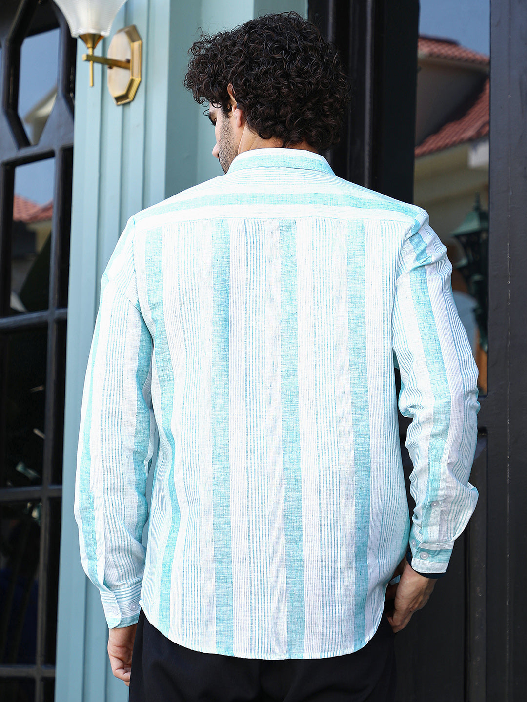 Pincandy-Striped Regular Shirt