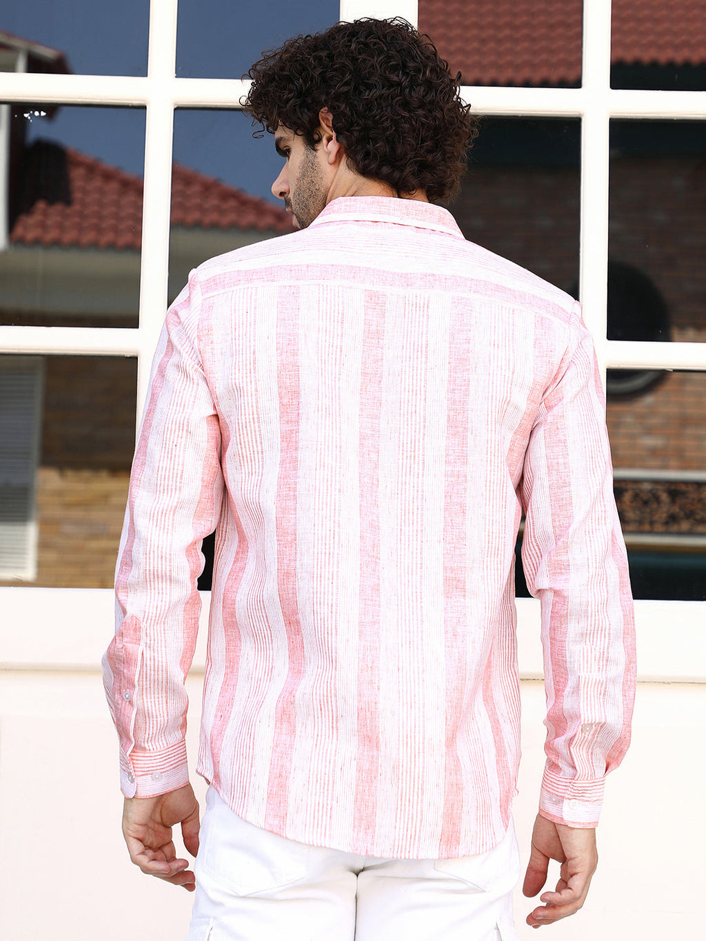 Pincandy-Striped Regular Shirt