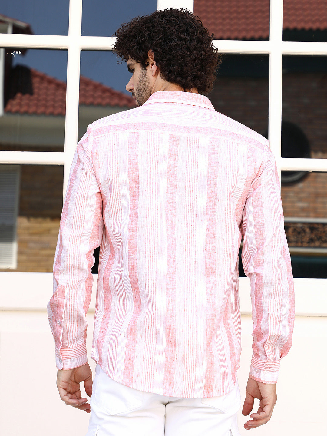 Pincandy-Striped Regular Shirt
