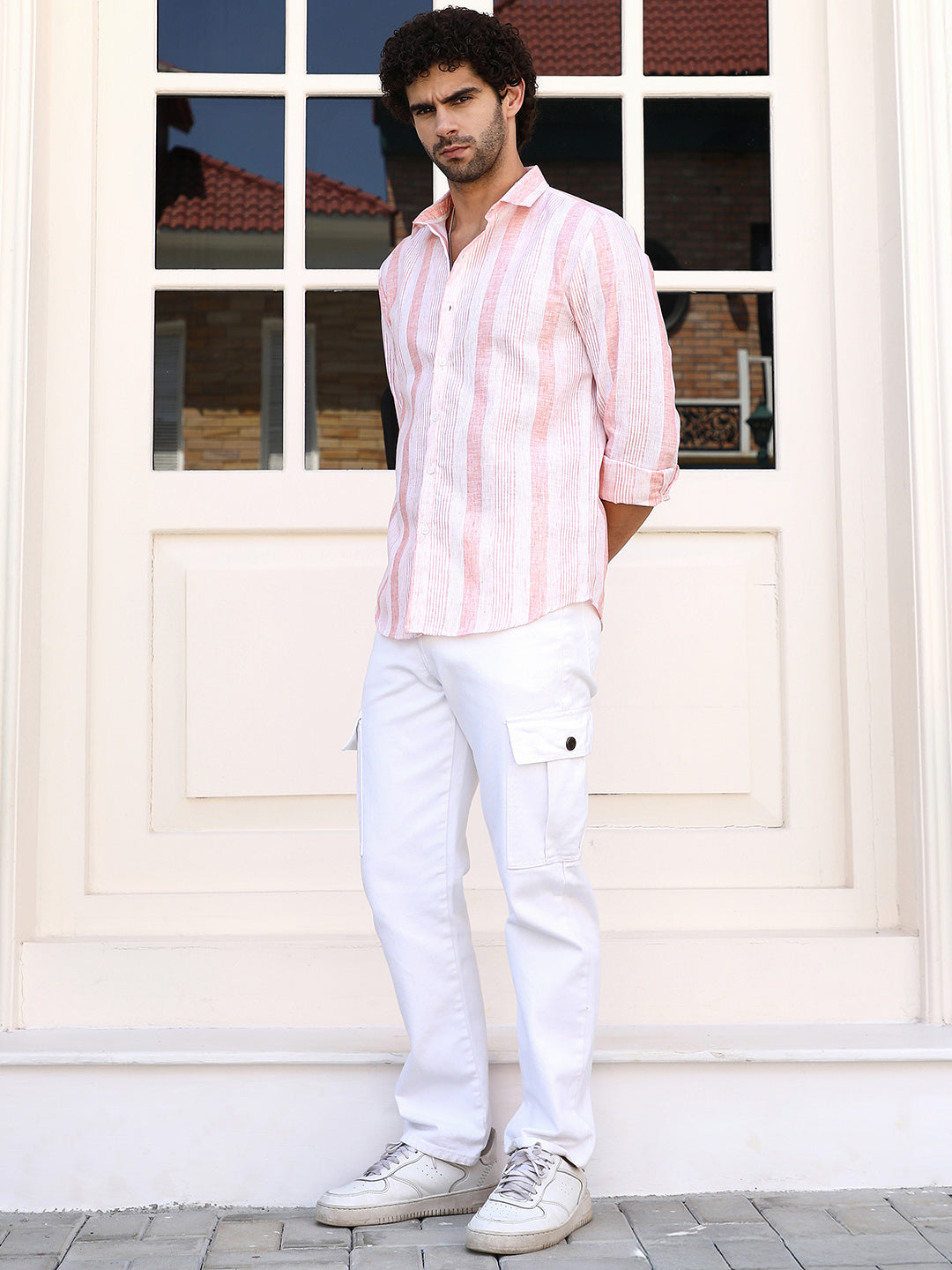 Pincandy-Striped Regular Shirt