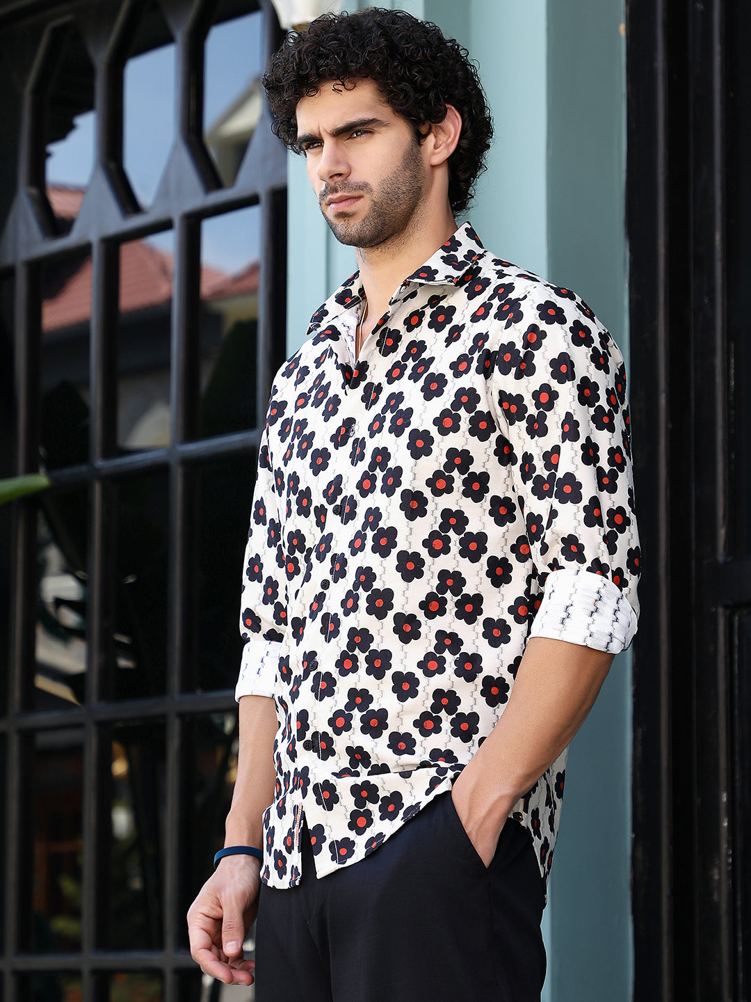 Retro-Bloom Tactile Shirt