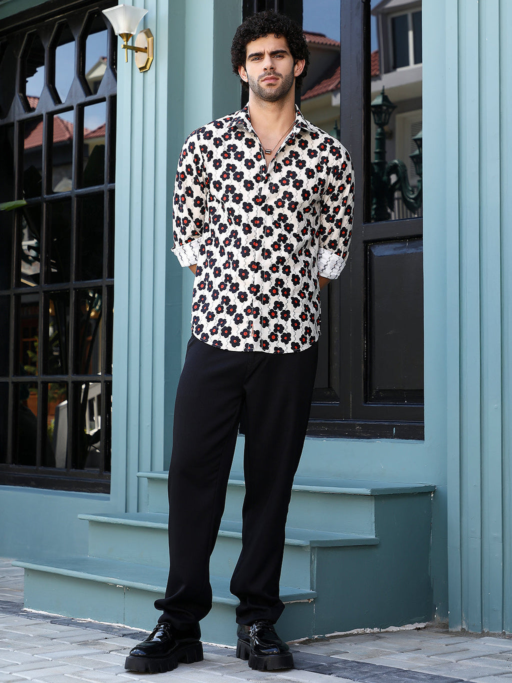 Retro-Bloom Tactile Shirt