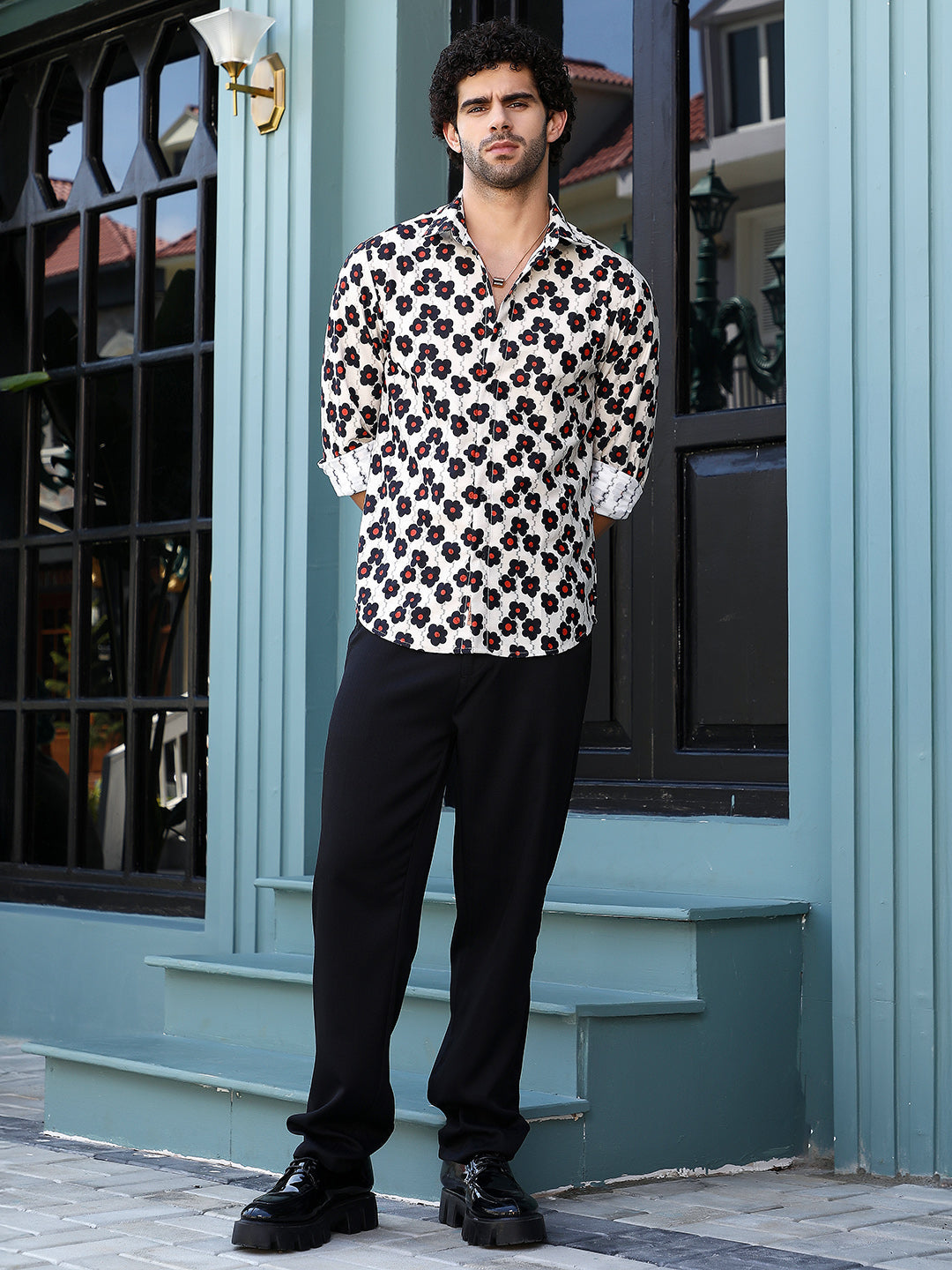 Retro-Bloom Tactile Shirt