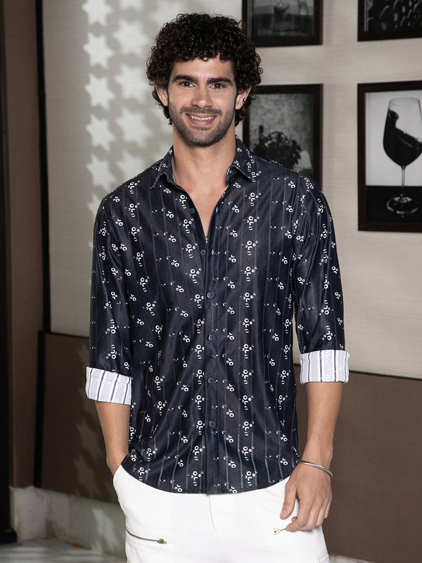 Ditsy Imprint Shirt