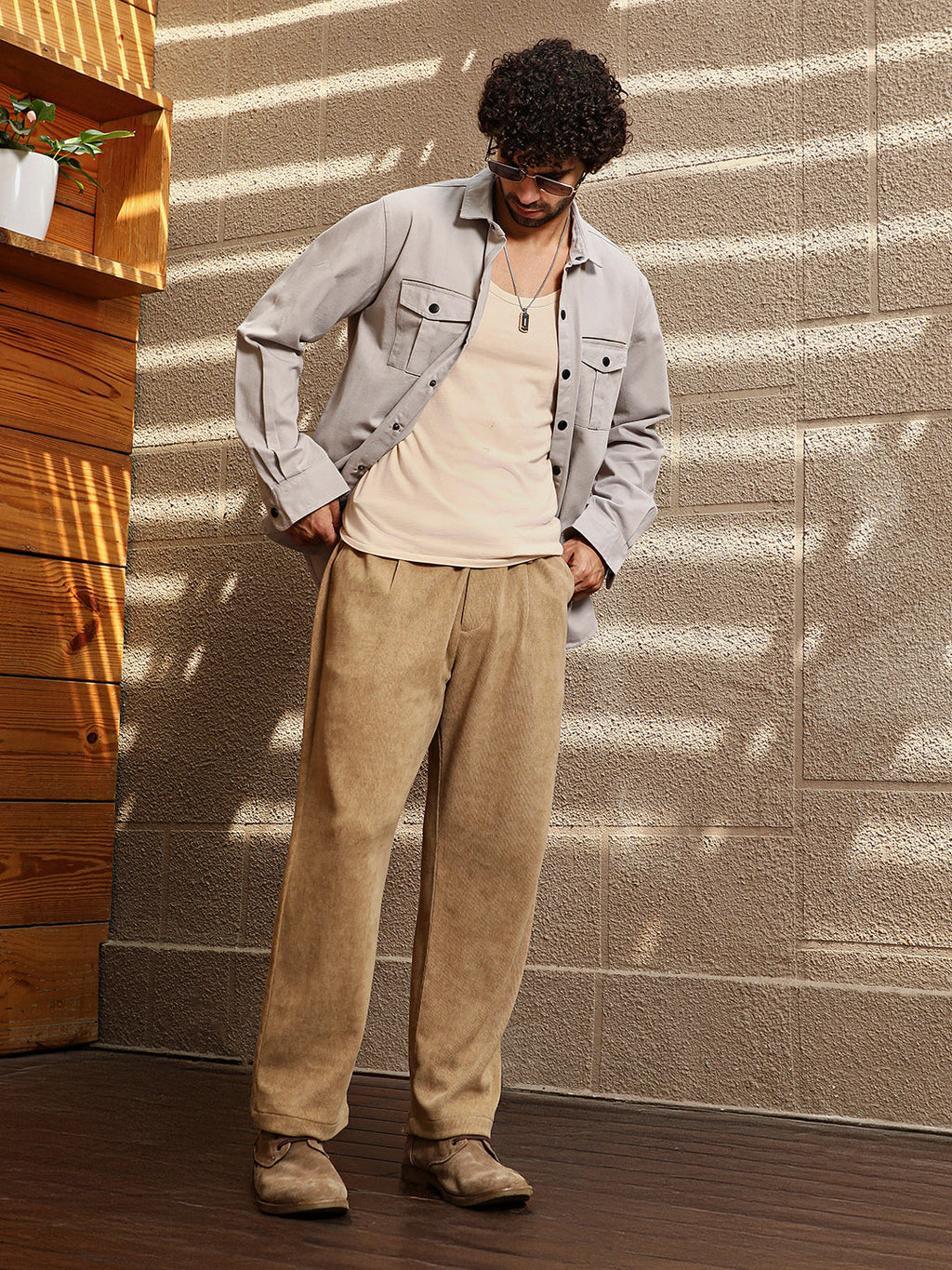 Safari-Utility Relaxed Shirt