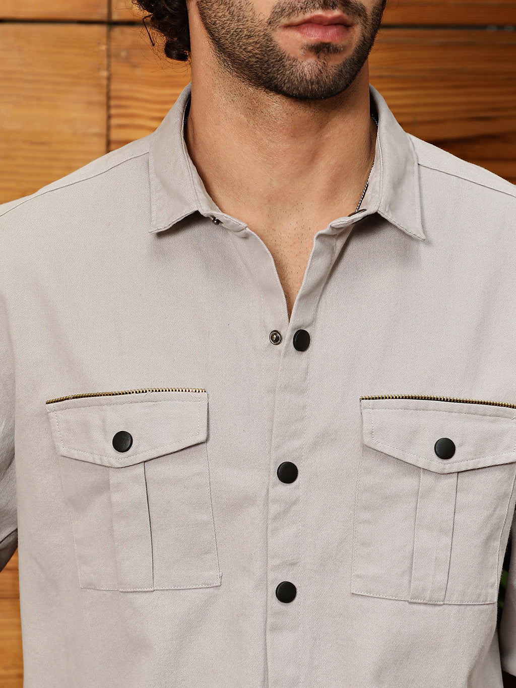 Safari-Utility Relaxed Shirt