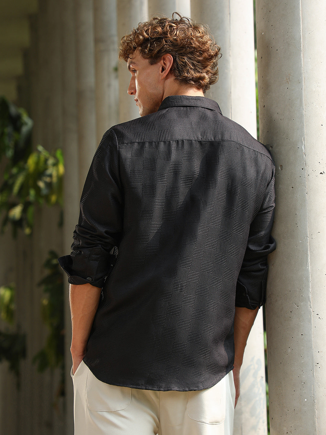 Tactile-Utility Relaxed Shirt