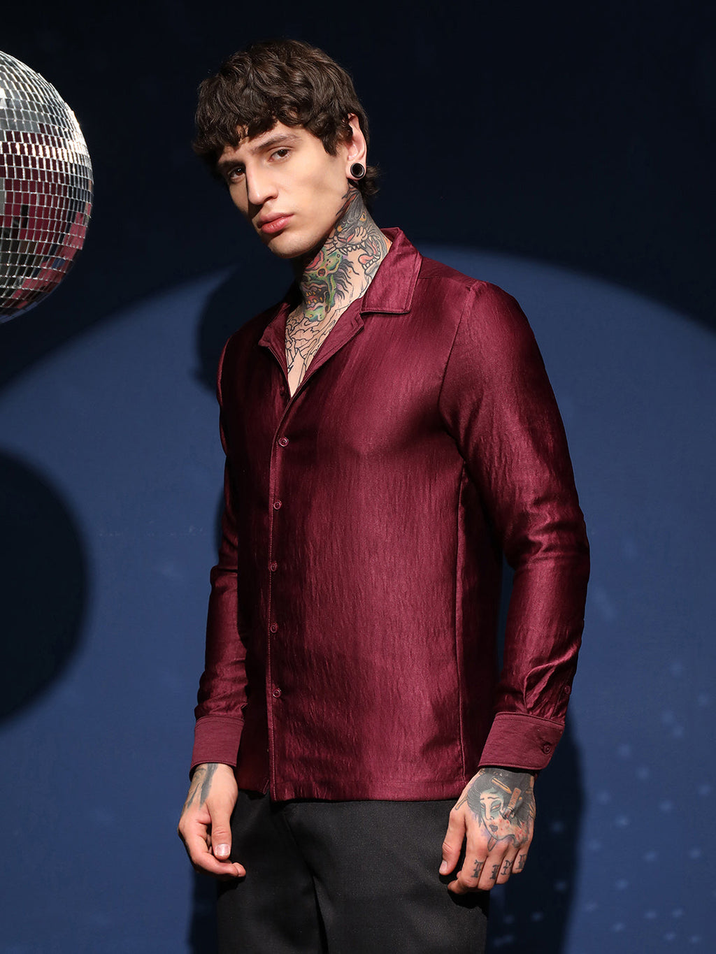 Satin Cuban Shirt