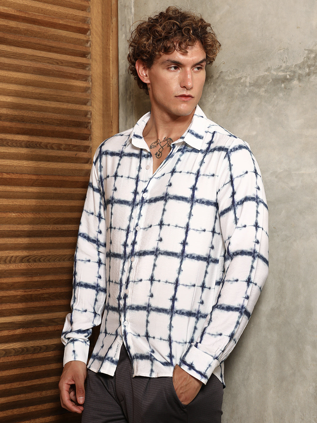 Dye-Check Regular Shirt