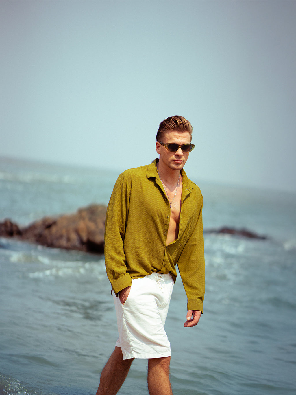 Distorté-Woven Regular Shirt