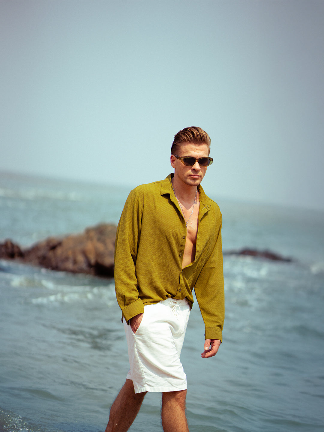 Distorté-Woven Regular Shirt