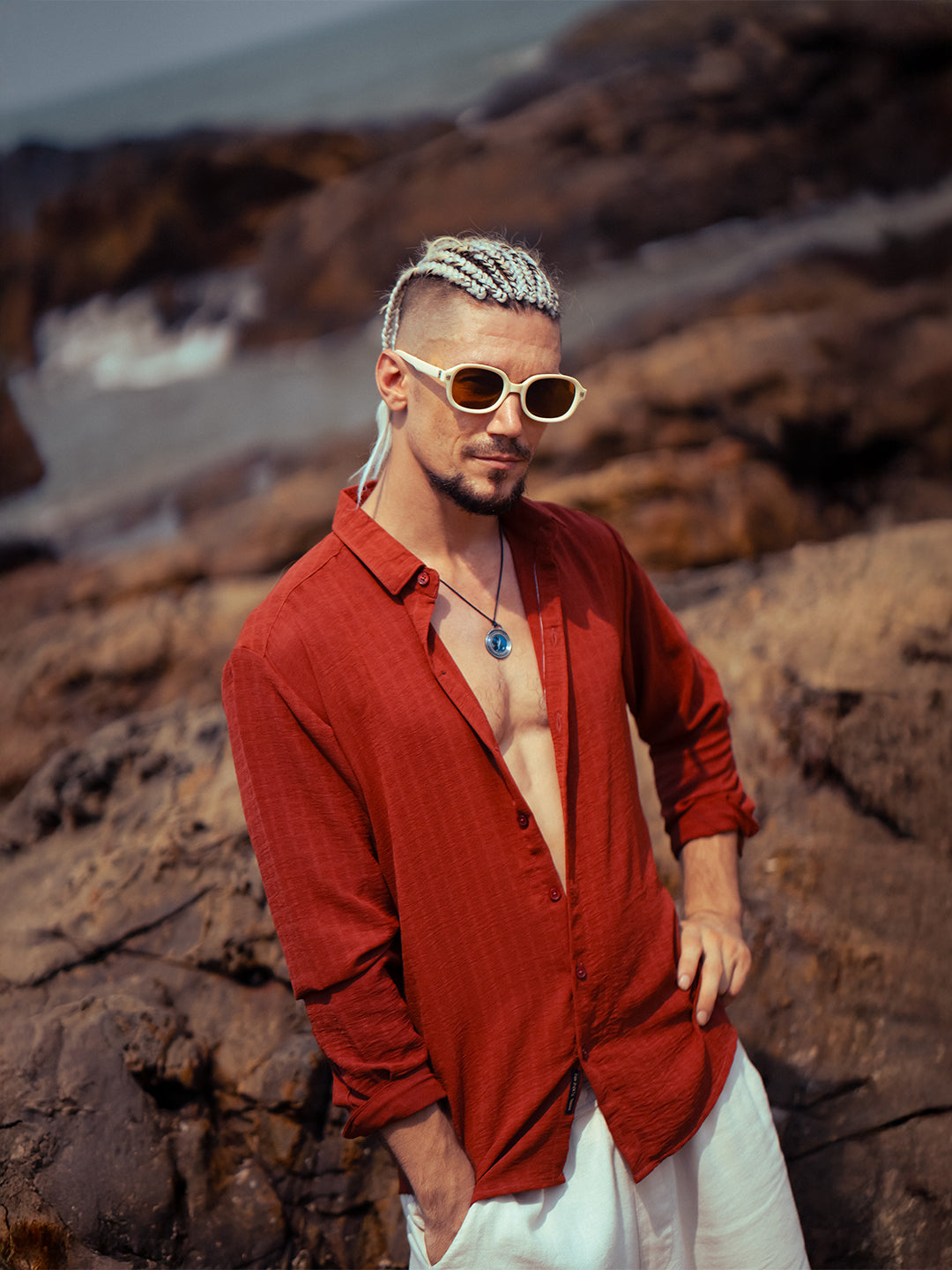 Cubic-Woven Regular Shirt