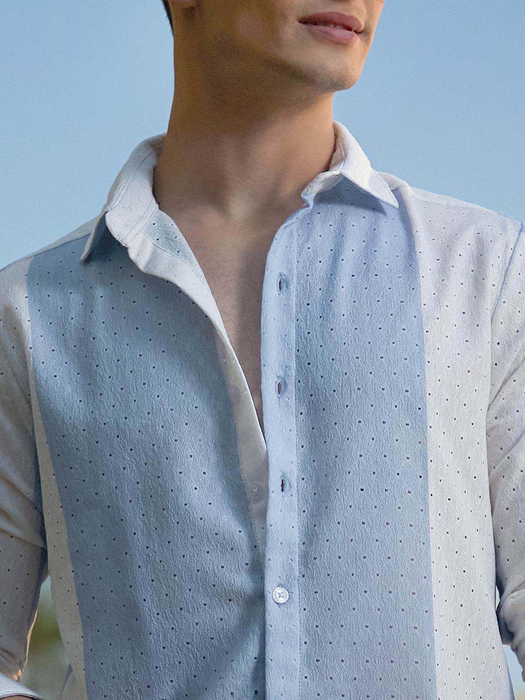 Panel-Tactile Shirt
