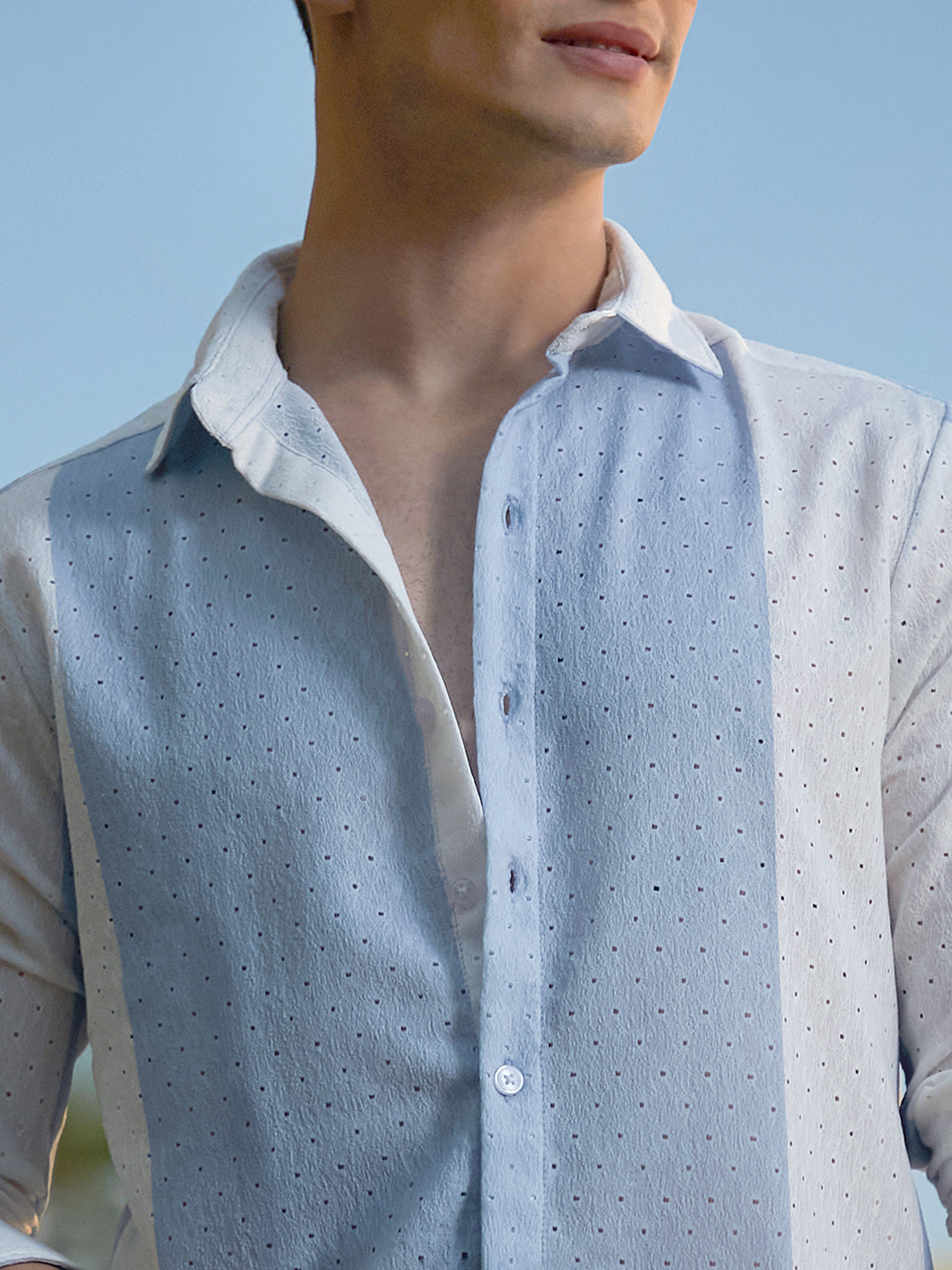 Panel-Tactile Shirt