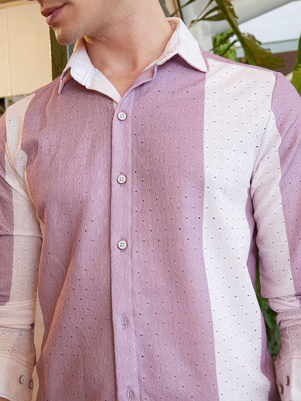 Panel-Tactile Shirt