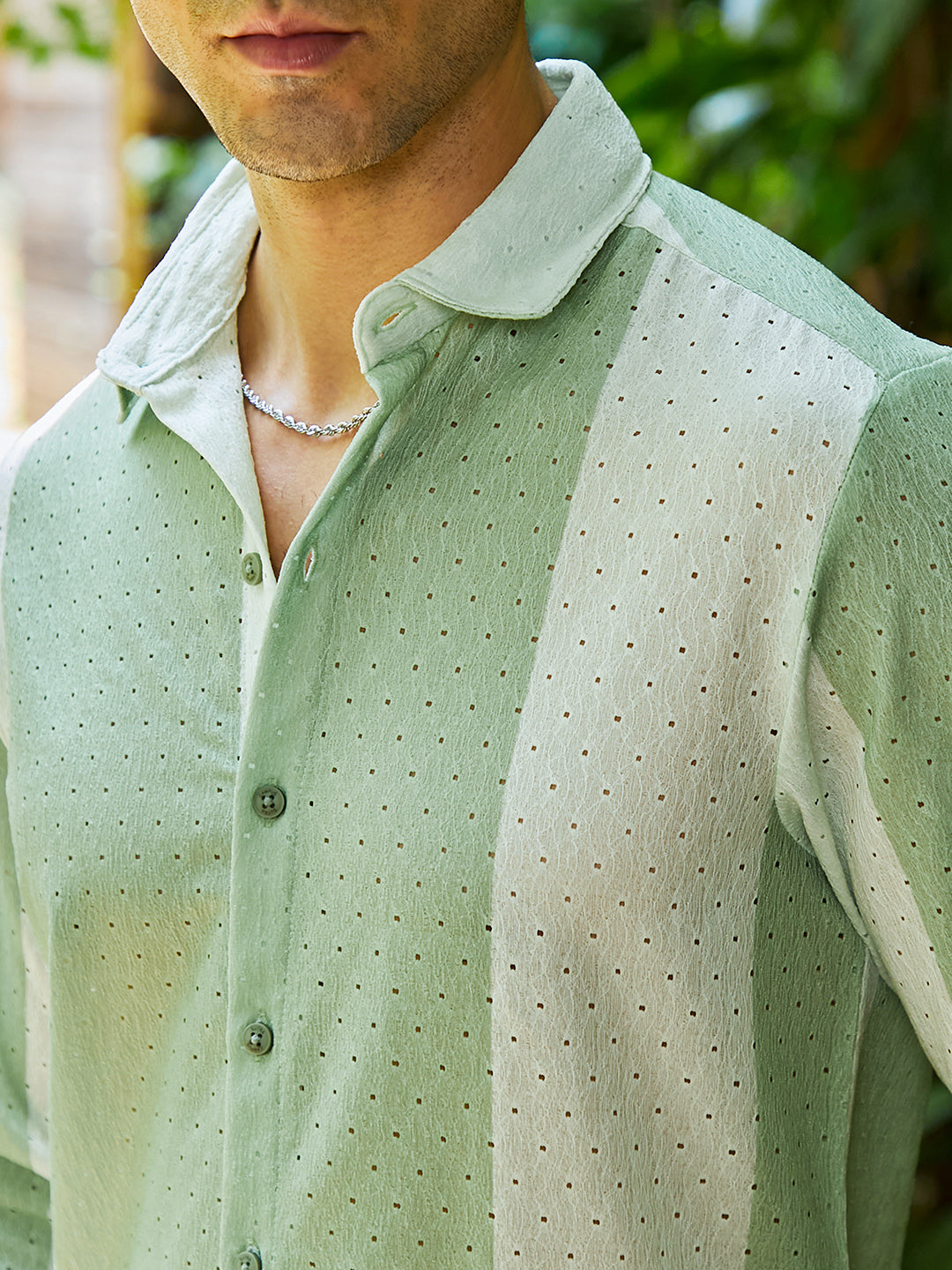 Panel-Tactile Shirt