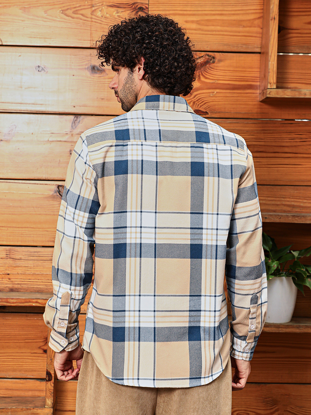 Maxi-Plaid Relaxed Shirt