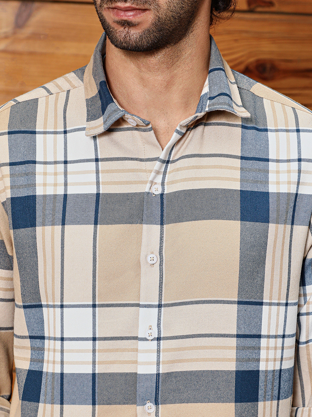 Maxi-Plaid Relaxed Shirt