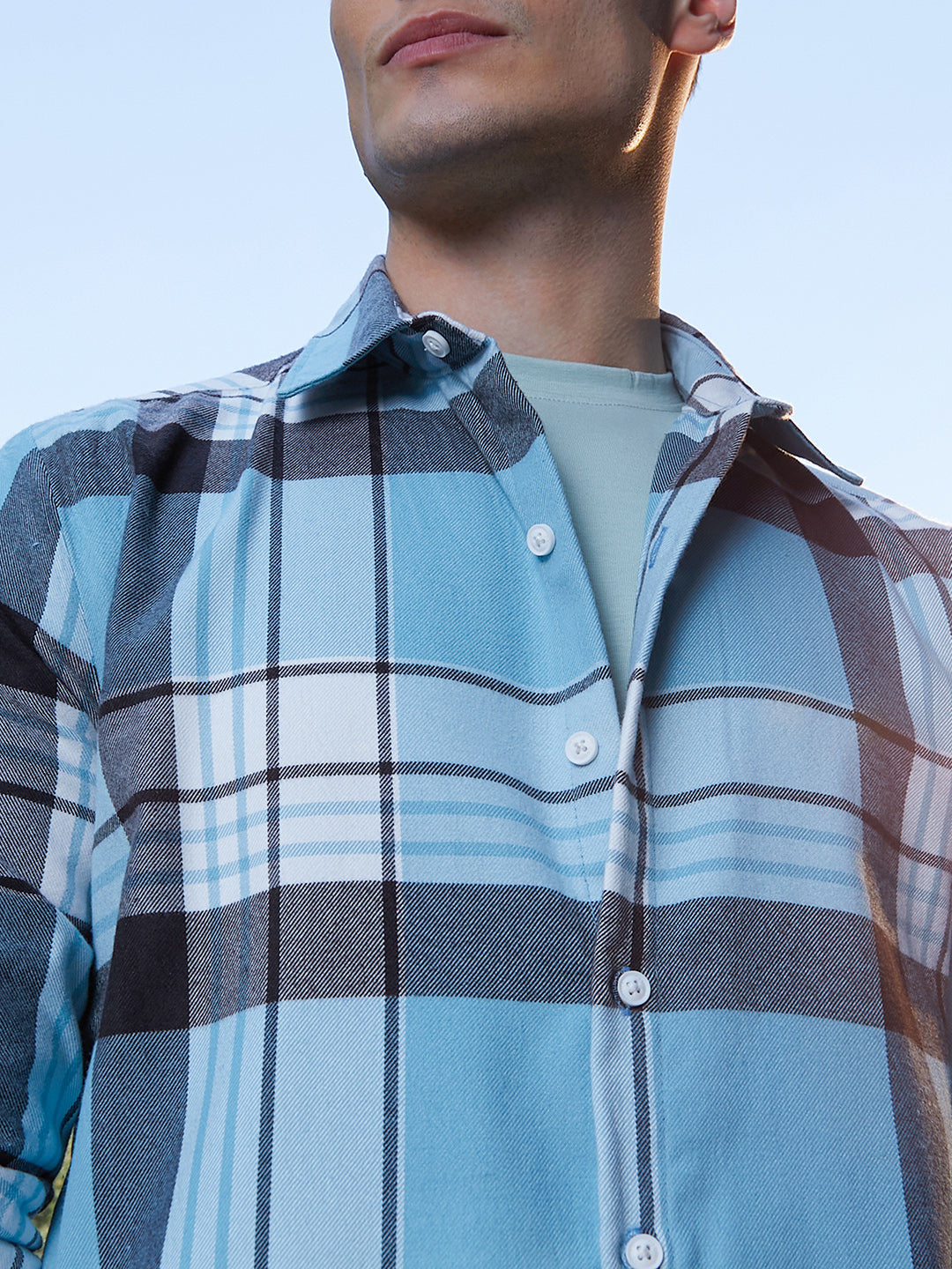 Maxi-Plaid Relaxed Shirt