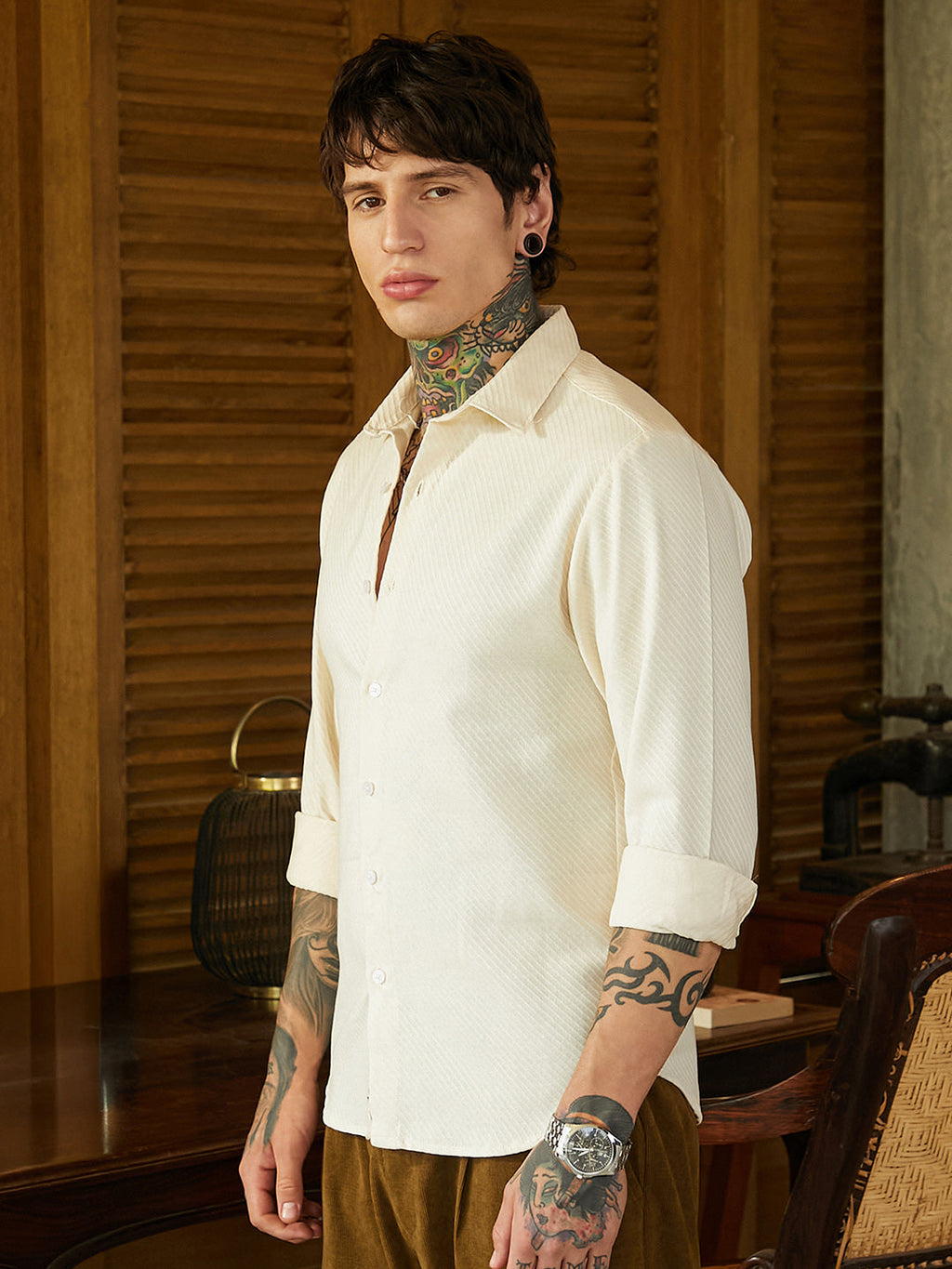 Slanted-Trough Shirt