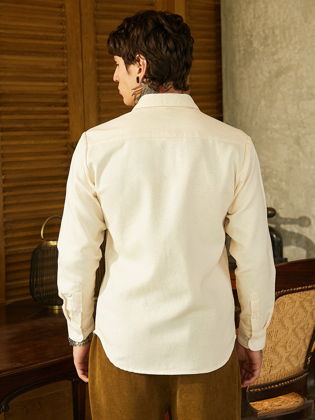 Slanted-Trough Shirt