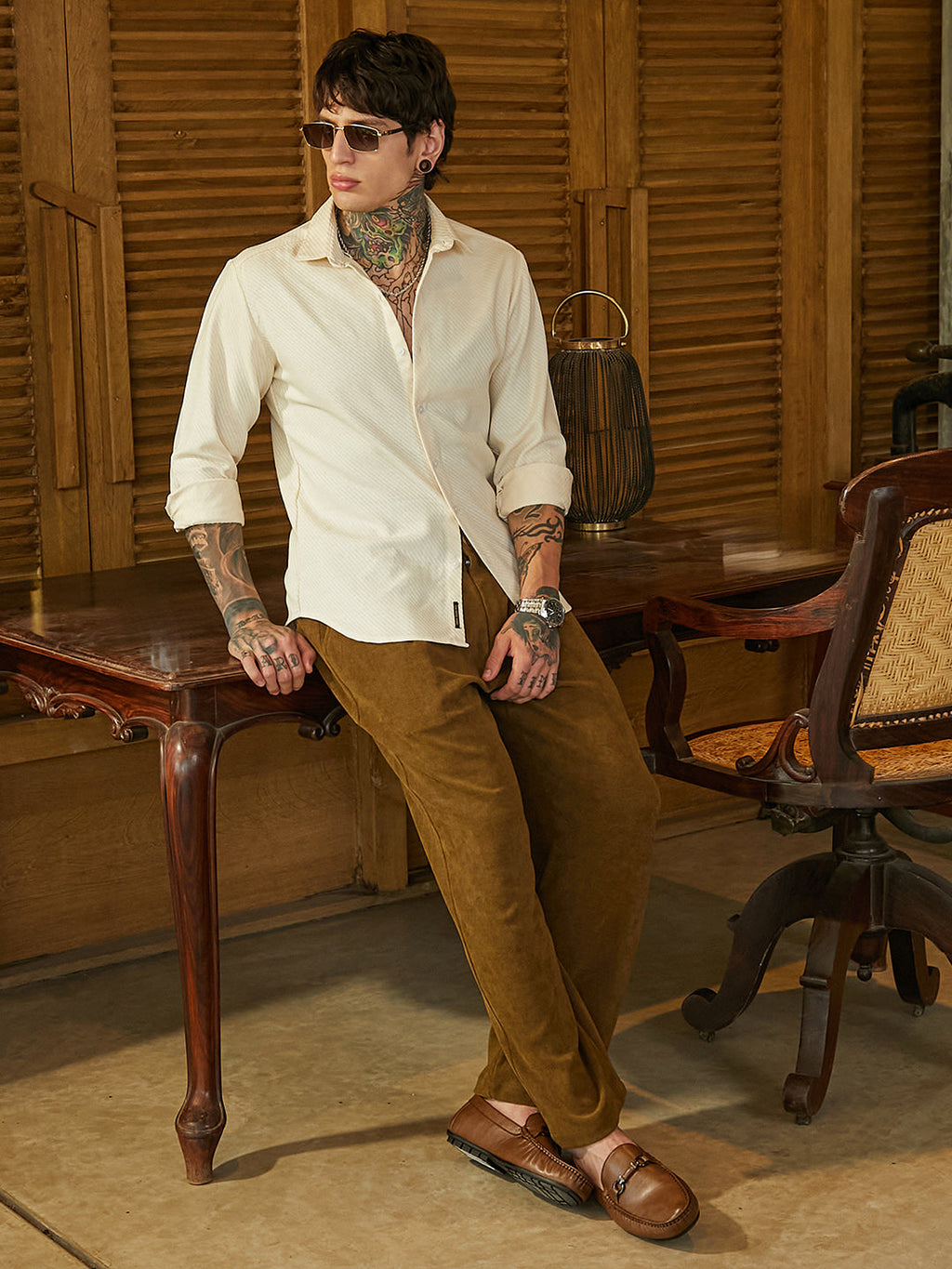 Slanted-Trough Shirt