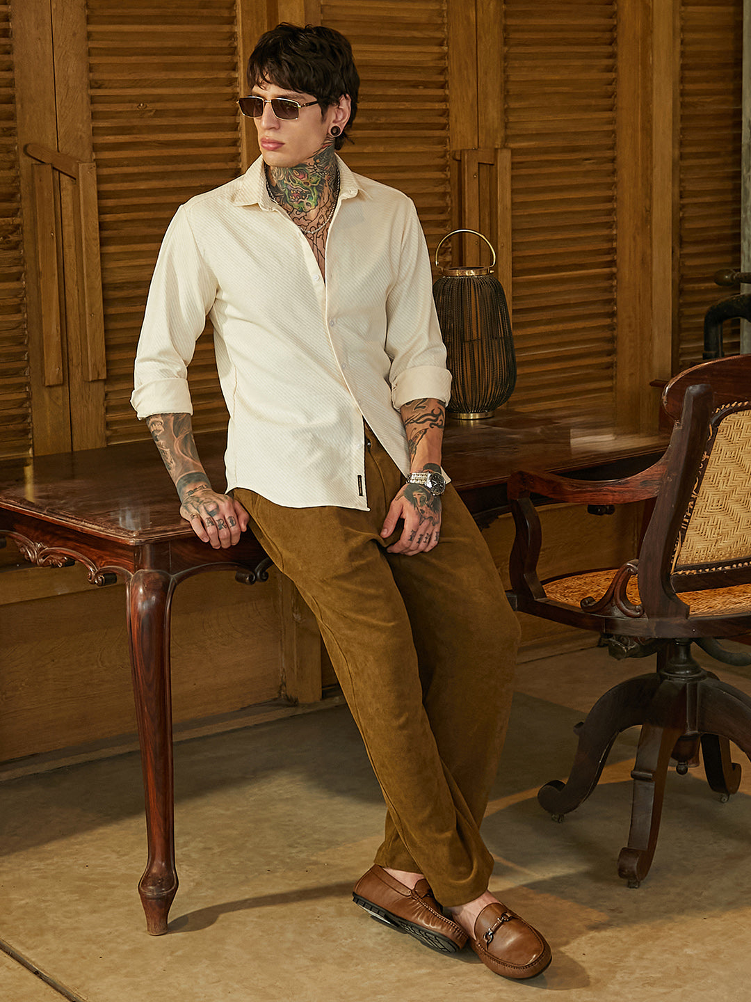 Slanted-Trough Shirt