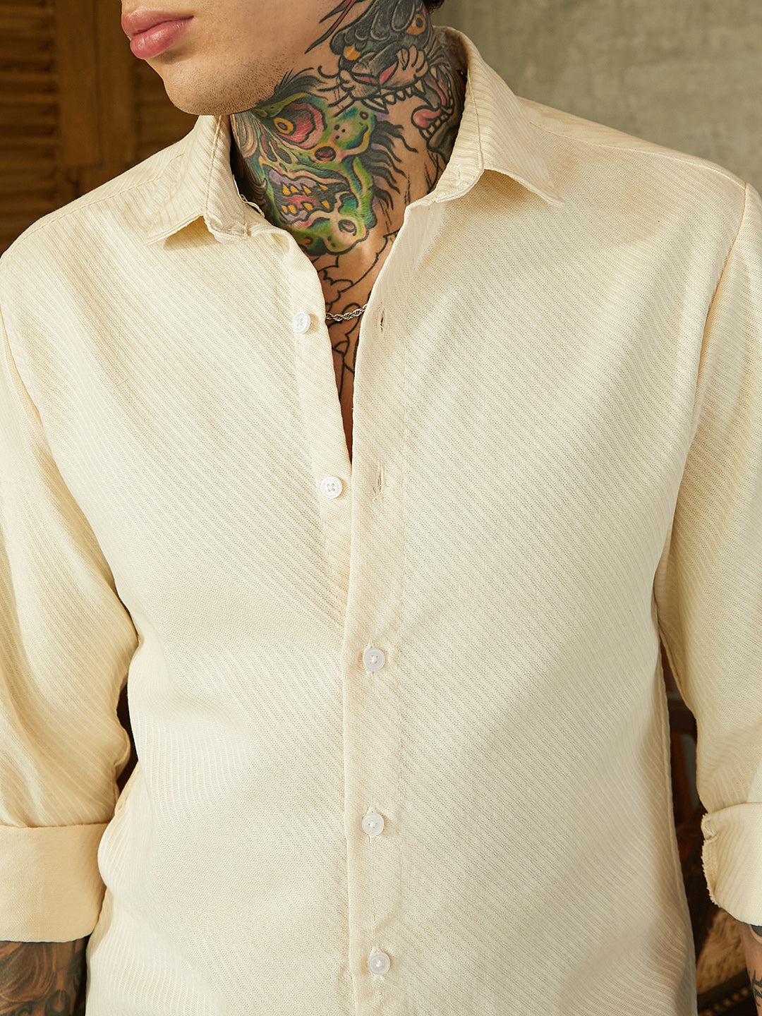 Slanted-Trough Shirt