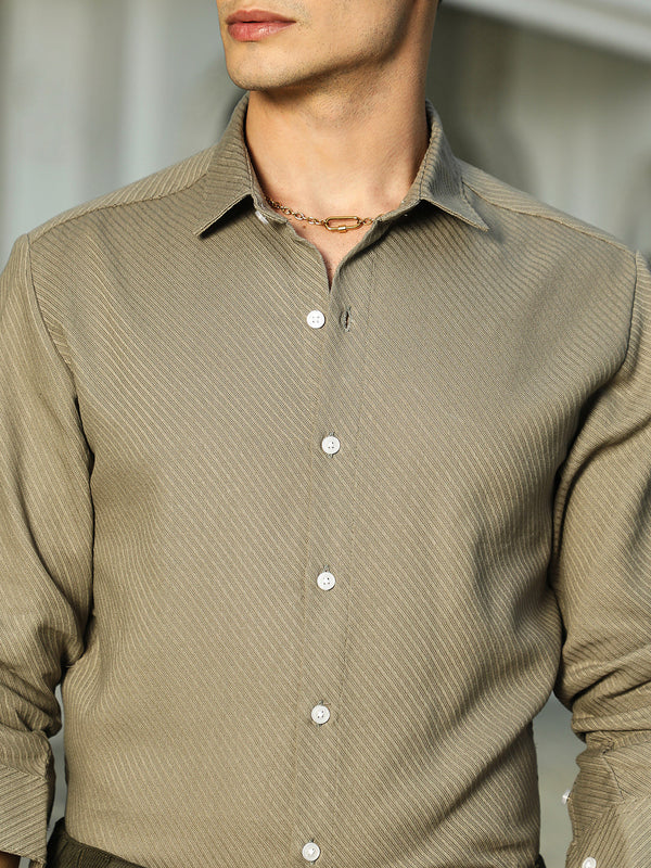 Slanted-Trough Shirt
